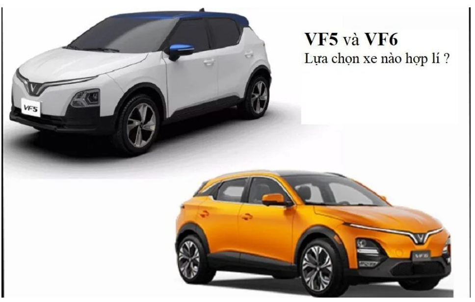 5 6 So sánh Vinfast VF5 và Vinfast VF6 chi tiết nhất