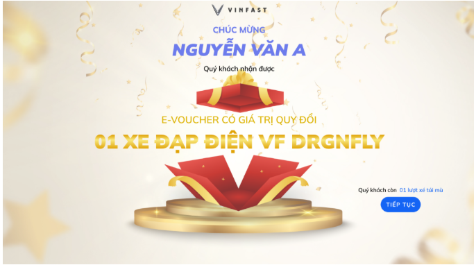 Anh chup man hinh 2025 08 07 113136 VinFast triển khai chương trình khuyến mại “Bí Ẩn Trong Tay – Rinh Ngay Xế Xịn” với tổng giá trị giải thưởng hơn 2,3 tỷ đồng